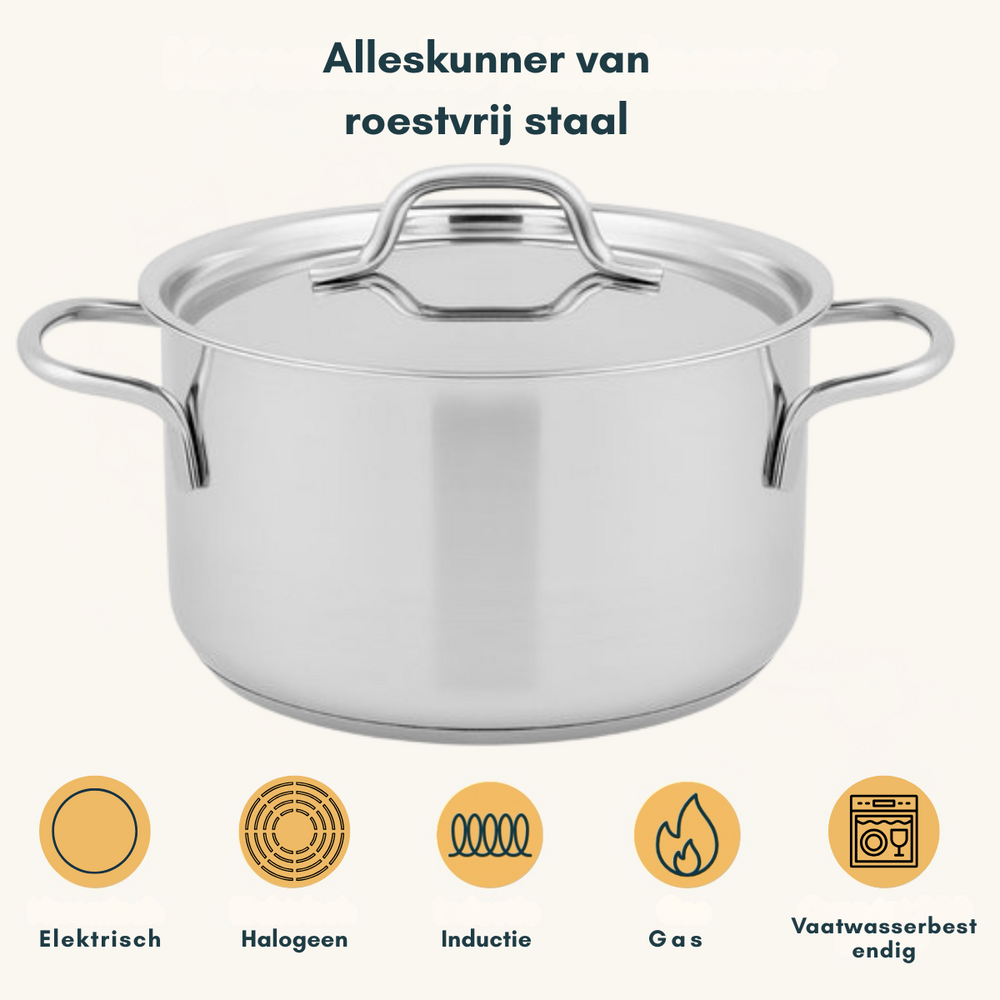 Set de casseroles Sola - Induction - Mirage - ø 16-18-20 cm + ø 16 cm - 4 pièces