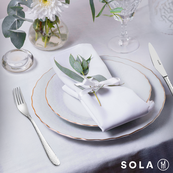 Set de couverts Sola - en inox 18/10 - Lima - 6 personnes - 24 pièces