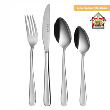 Ensemble de couverts Sola - en inox 18/10 - Florence - 6 personnes - 24 pièces