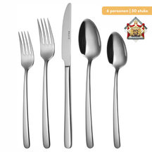 Ensemble de couverts Sola - en inox 18/10 - Donau - 6 personnes - 50 pièces
