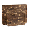 Ensemble de planches à découper Namture Acacia Bois de bout 2 pièces - M & XL - Planches à découper en bois