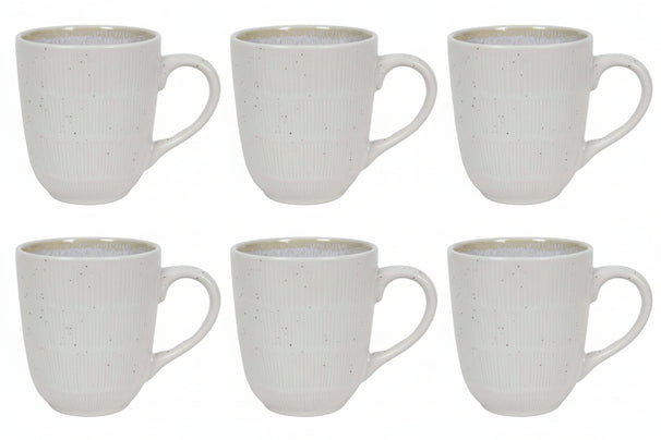 Cookinglife Mugs Nola Beige 350 ml - 6 pièces