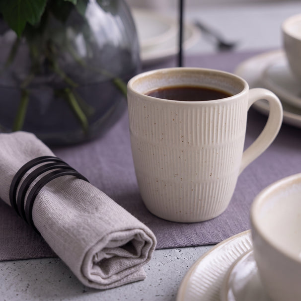 Cookinglife Mugs Nola Beige 350 ml - 6 pièces