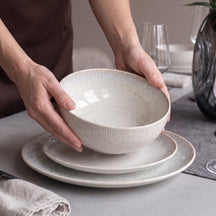 Cookinglife Bols de soupe / Bols Nola Beige ø 17 cm - 6 pièces