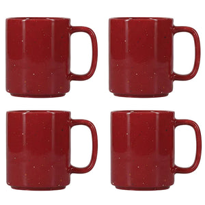 Mugs ONA Fika Burgundy 330 ml - 4 pièces