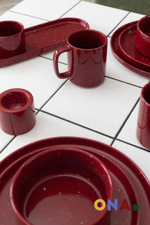 Bols à soupe / Bols ONA Fika Burgundy ø 13 cm - 4 pièces