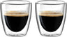 Verres à expresso Leonardo à double paroi Duo 100 ml - Lot de 2