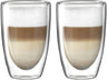 Verres à latte macchiato Leonardo à double paroi - Lot de 2 - 400 ml