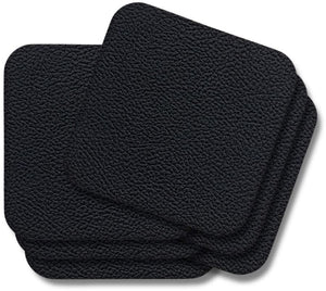 Set de dessous de verre Cookinglife - en cuir vegan - 10 x 10 cm - 6 pièces