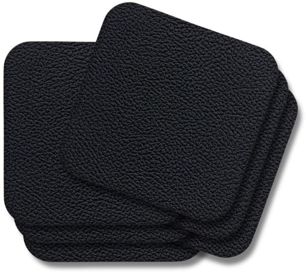 Set de dessous de verre Cookinglife - en cuir vegan - 10 x 10 cm - 6 pièces