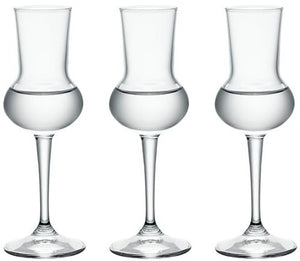 Set de verres a grappa Bormioli Rocco - Grappa - Restaurant - 8 cl - 3 pièces