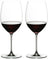 Set de verres a vin Riedel - Verres a vin rouge - Veritas - 709 ml - 2 pieces