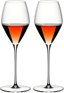 Ensemble de verres à vin Riedel - Verres à vin rosé - Veloce - 350 ml - 2 pièces