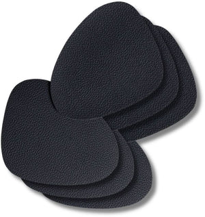 Set de sous-verres Cookinglife - en cuir vegan - Organique - 13x11cm - 6 pièces