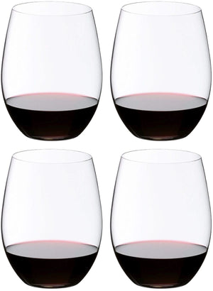 Set de verres a vin Riedel - Verres a vin rouge - O Wine - 600 ml - 4 pièces