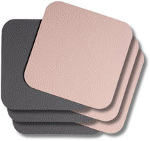 Set de dessous de verre Cookinglife - en cuir vegan - 10 x 10 cm - 6 pièces