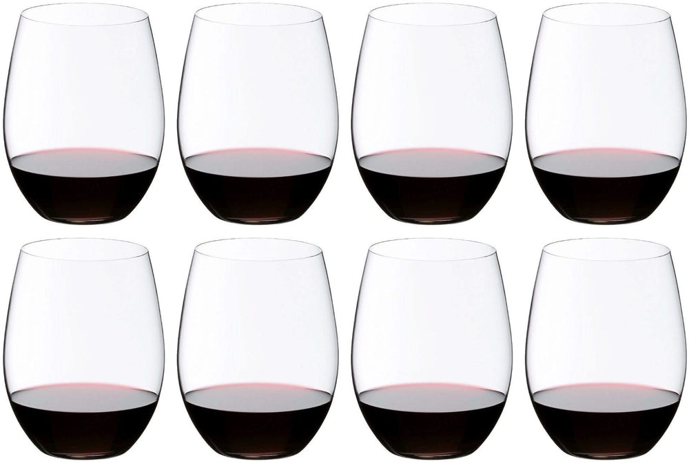 Ensemble de verres a vin Riedel - Verre Bordeaux - O Wine - 600 ml - 8 pièces