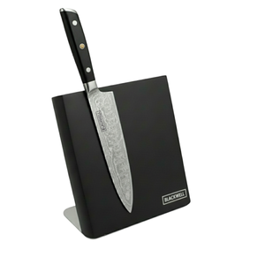 Bloc de couteaux Blackwell - magnétique - en bois - 21 x 10,5 x 23 cm