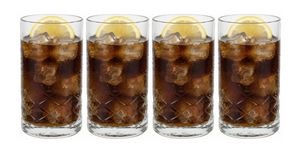 Ensemble de verres a long drink Cookinglife - Bar Essentials - 360 ml - 4 pièces