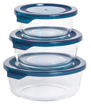 Ensemble de plats à four Sareva - Ronds - Cook&Fresh - 400/600/900 ml - 3 pièces