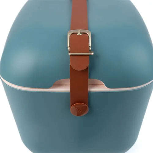 Glacière Polarbox - Glacière avec bandoulière - Marine-Moutarde - 20 litres