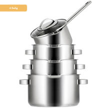 Set de casseroles Sola - Induction - Pearl - Ø16-18-20+Ø16cm - 4 pièces