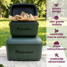 Glacière Polarbox - Glacière avec Bandoulière - Green Forest-Black - 20 litres