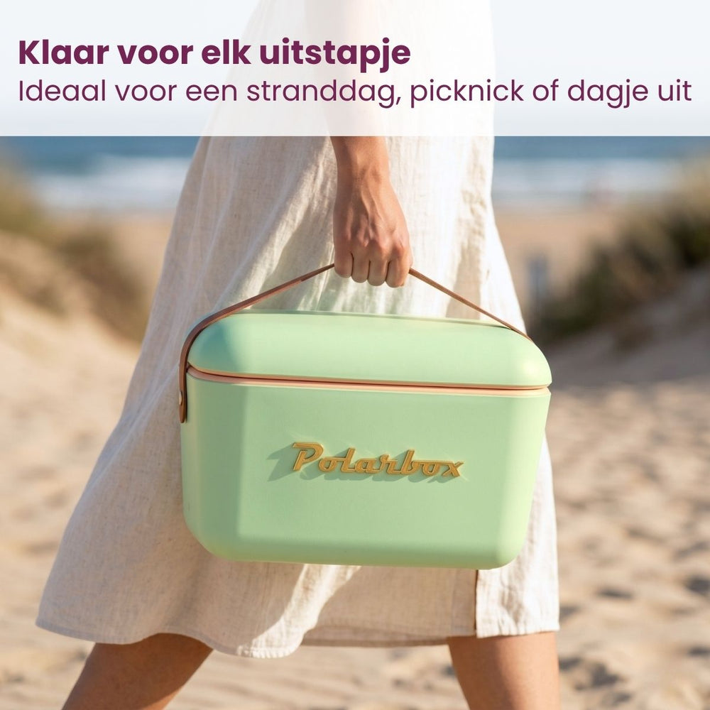 Glacière Polarbox - Glacière avec Bandoulière - Olive Green-Gold - 12 litres