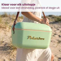 Glacière Polarbox - Glacière avec Bandoulière - Olive Green-Gold - 20 litres