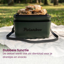 Glacière Polarbox - Glacière avec Bandoulière - Green Forest-Black - 20 litres