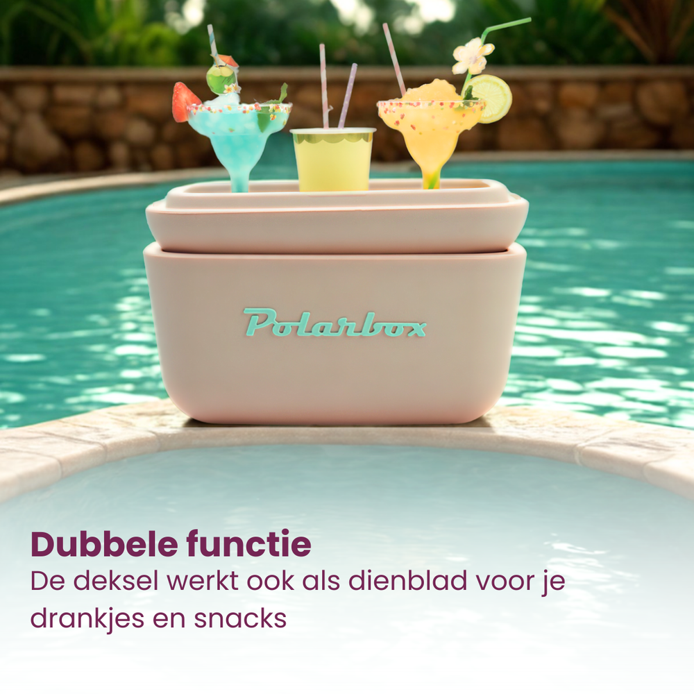 Glacière Polarbox - Glacière avec bandoulière - Lime-Lilac - 12 litres
