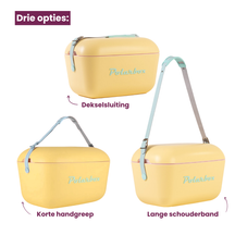 Glacière Polarbox - Glacière avec bandoulière - Lime-Lilac - 12 litres