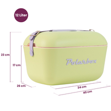 Glacière Polarbox - Glacière avec bandoulière - Lime-Lilac - 12 litres