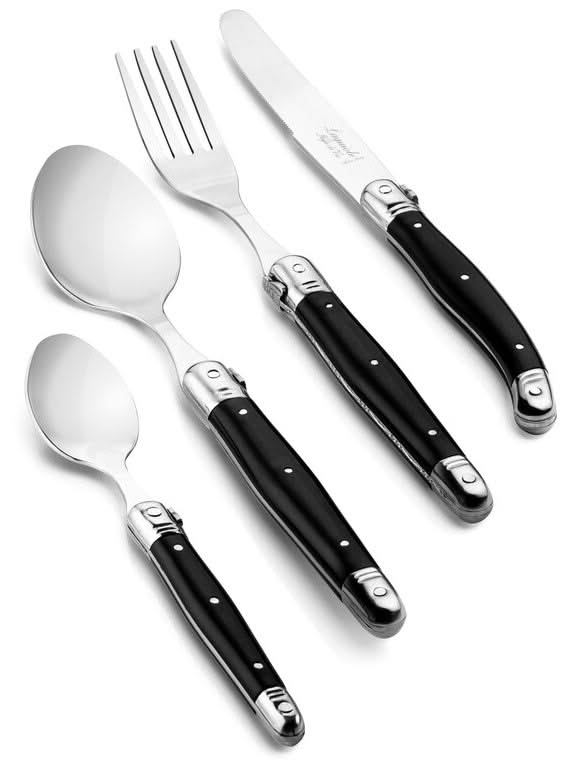 Set de couverts Laguiole - En inox - Ligne Premium - 6 pers - 24 pièces