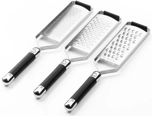 Ensemble de râpes Laguiole Style de Vie - Râpes de cuisine - Ligne - 3 pièces