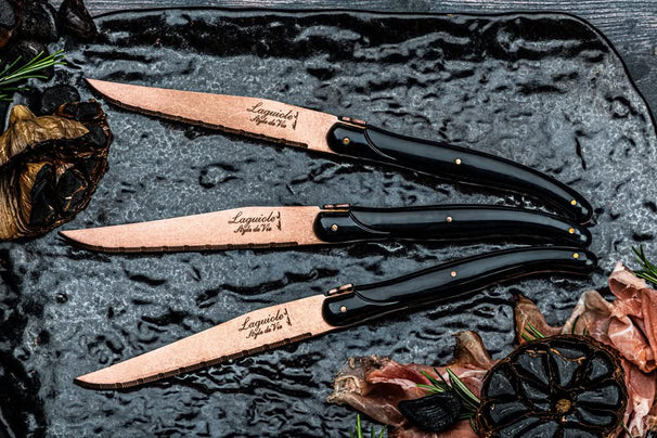 Set de couteaux Laguiole Style - Couteaux a steak - Prestige - 11 cm - 6 pièces