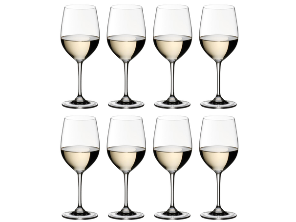 Ensemble de verres a vin Riedel - Verres a vin blanc - Vinum - 350 ml - 8 pièces