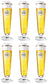 Ensemble de verres a bière Warsteiner - Verres a bière a pied - 20 cl - 6 pièces