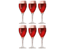 Ensemble de verres a bière Liefmans - Sur pied - en verre - 25 cl - 6 pièces