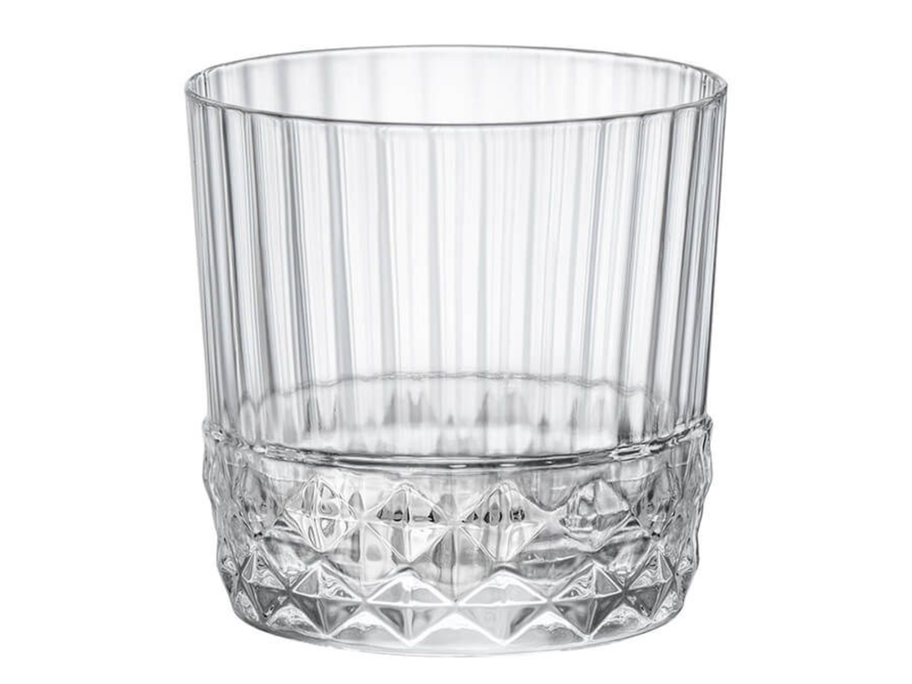 Set de verres a eau Bormioli - Verres a whisky - America 20s - 380 ml - 6 pieces