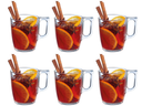 Ensemble de verres à thé Luminarc - Avec anse - Central - 250 ml - 6 pièces