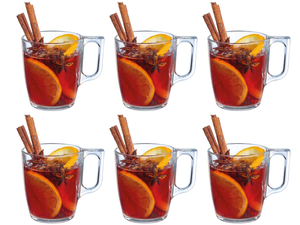 Ensemble de verres à thé Luminarc - Avec anse - Central - 250 ml - 6 pièces