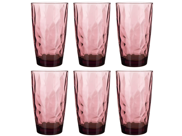 Set de verres à long drink Bormioli - Long drink - Diamond - 47 cl - 6 pièces