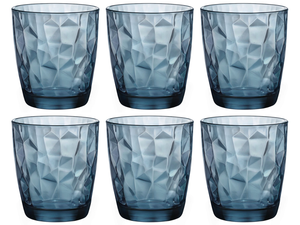 Set de verres a eau Bormioli Rocco - Gobelets - Diamond - 390 ml - 6 pièces