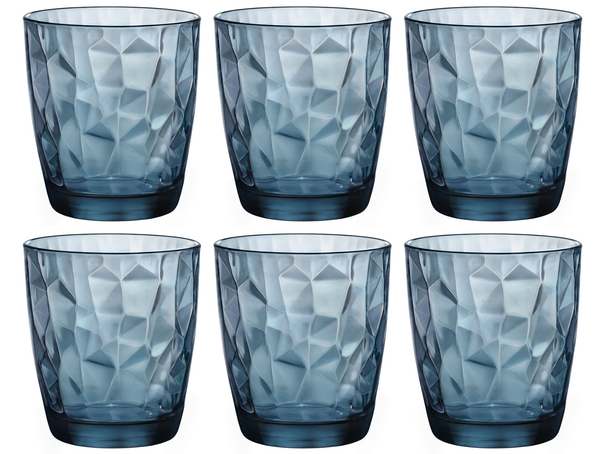 Set de verres a eau Bormioli Rocco - Gobelets - Diamond - 390 ml - 6 pièces