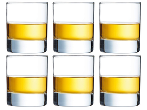 Ensemble de verres à whisky Arcoroc - Tumbler - Islande - 200 ml - 6 pièces
