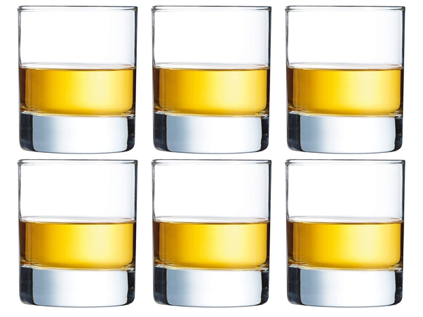 Ensemble de verres à whisky Arcoroc - Tumbler - Islande - 200 ml - 6 pièces