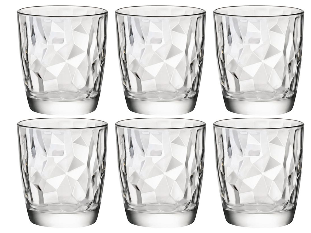 Ensemble de verres a eau Bormioli Rocco - Gobelet - Diamond - 390 ml - 6 pieces