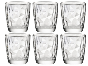 Ensemble de verres a eau Bormioli Rocco - Gobelet - Diamond - 390 ml - 6 pieces