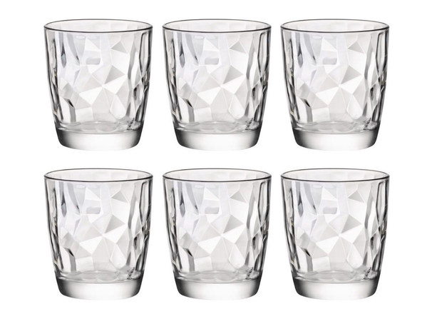 Ensemble de verres a eau Bormioli Rocco - Gobelet - Diamond - 30 cl - 6 pièces